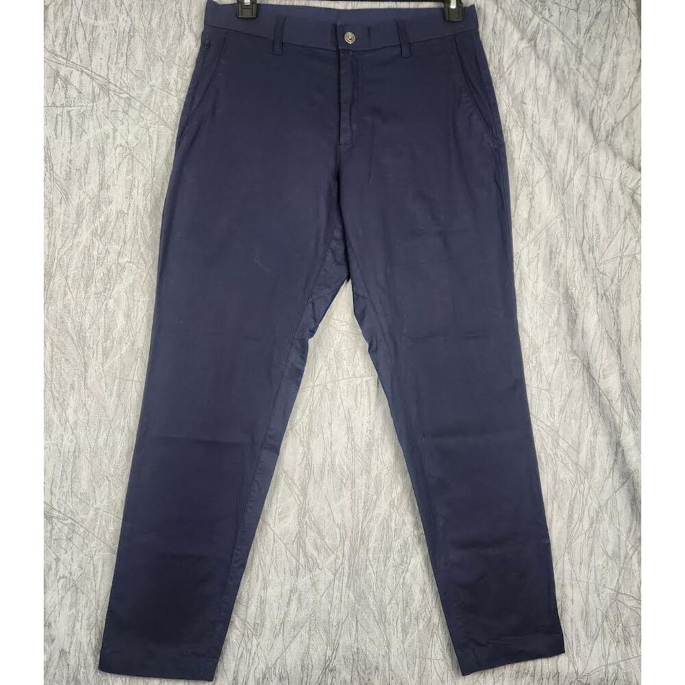 Fabletics High Side Navy Chinos Size 32/32 Athleisure Gorpcore Preppy Ivy League